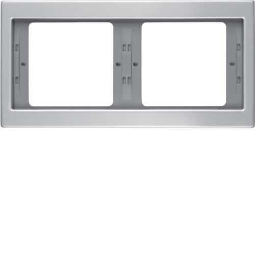 Berker 13637003 Rahmen 2fach waagerecht, K.5, Alu, Aluminium eloxiert Mesch Shop Berker 13637003 Rahmen 2fach waagerecht, K.5, Alu, Aluminium eloxiert Mesch Shop